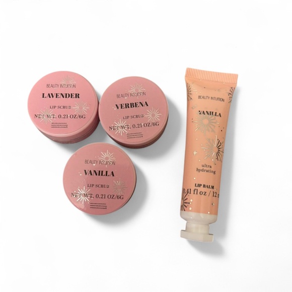 Beauty Intuition Other - Beauty Intuition Lip Scrub and Lip Balm Bundle